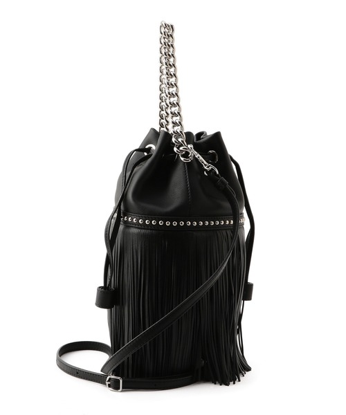 J&M Davidson（ジェイアンドエムデヴィッドソン）の「J&M DAVIDSON / "FRINGE CARNIVAL MINI" バッグ（トートバッグ・レディース・ブラック・FREE）」の2枚目の写真