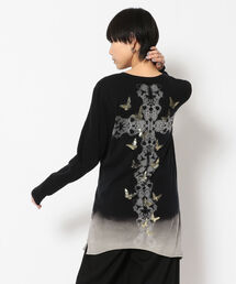 KMRii | 【別注】KMRii/ケムリ/MagCrossGradationCtLS/RFL(Tシャツ/カットソー)