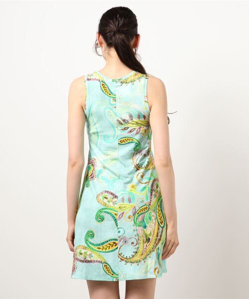 Desigual(デシグアル)の「ワンピースノースリーブ IVY(チュニック・レディース・ブルー・L/2L/S/SS/M/3L)」の2枚目の写真
