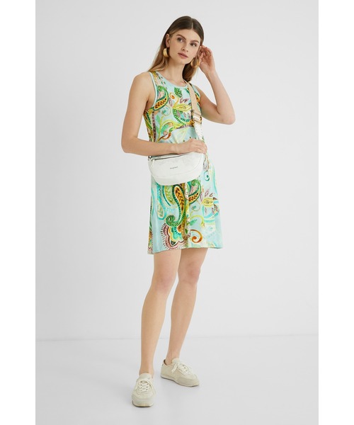 Desigual(デシグアル)の「ワンピースノースリーブ IVY(チュニック・レディース・ブルー・L/2L/S/SS/M/3L)」の4枚目の写真