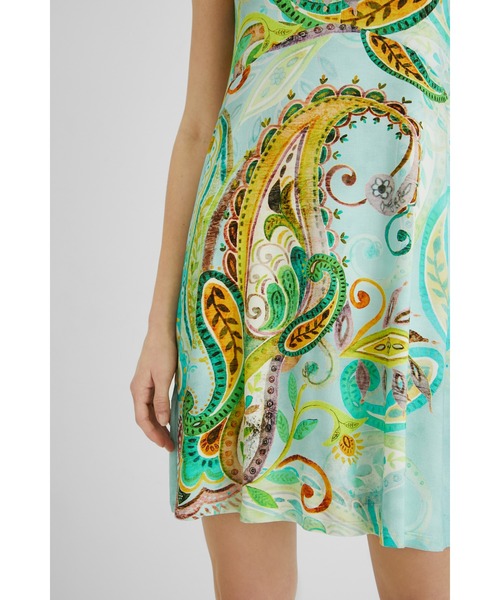 Desigual(デシグアル)の「ワンピースノースリーブ IVY(チュニック・レディース・ブルー・L/2L/S/SS/M/3L)」の8枚目の写真