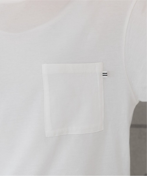 PREFERIR(プレフェリール)の「ポケット付き ロンT 七分袖(Tシャツ/カットソー・レディース・ブラック/カーキ/ホワイト/モカ・MEDIUM/LARGE/SMALL)」の12枚目の写真