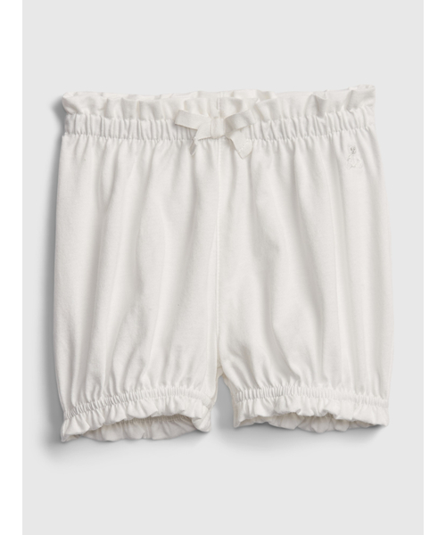 GAP（ギャップ）の「ミックス＆マッチ オーガニック バブルショートパンツ (ベビー)（その他パンツ・キッズ・ピンク/ホワイト・6-12M/3-6M/12-18M/0-3M/18-24M）」の2枚目の写真