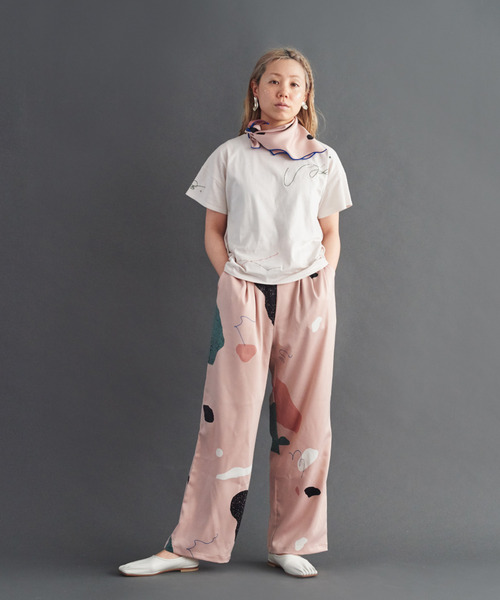 caph（カーフ）の「pink pepper × caph 総柄イージーパンツ（その他パンツ・レディース・その他・FREE）」の4枚目の写真