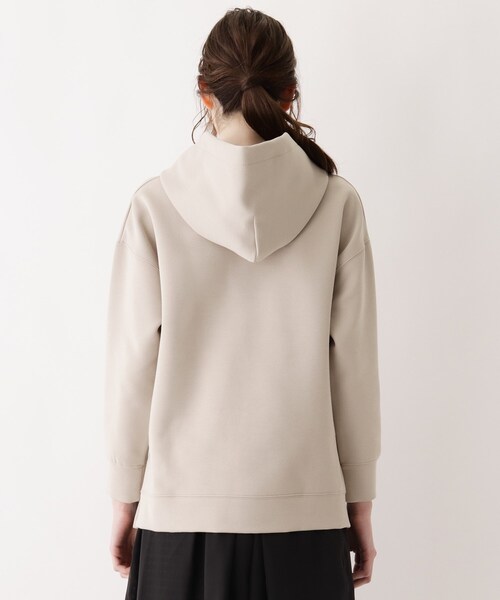 SOUP（スープ）の「◆【大きいサイズあり・13号】コットンダンボールニットパーカー（パーカー・レディース・ライトグレー/ブラック/アイボリー/ライトベージュ・11/13/09）」の7枚目の写真