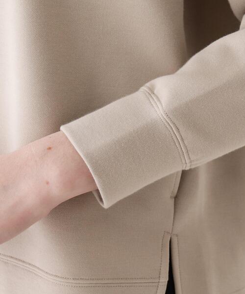 SOUP（スープ）の「◆【大きいサイズあり・13号】コットンダンボールニットパーカー（パーカー・レディース・ライトグレー/ブラック/アイボリー/ライトベージュ・11/13/09）」の10枚目の写真