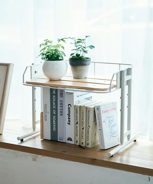 GEORGE'S(ジョージズ)の「WEB限定 BY CAGE マルチラック(家具・レディース・ホワイト/ブラック・FREE)」の1枚目の写真