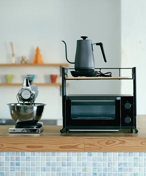 GEORGE'S(ジョージズ)の「WEB限定 BY CAGE マルチラック(家具・レディース・ホワイト/ブラック・FREE)」の9枚目の写真