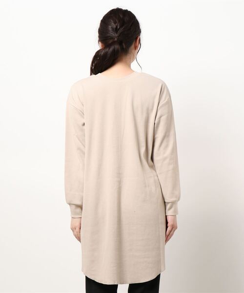 BELLUNA PLUS（ベルーナ）の「リブ素材ロング丈３ｗａｙカーディガン（カーディガン/ボレロ・レディース・ブラック/ブルーグレー/ライトベージュ・MEDIUM/LARGE/X-LARGE）」の6枚目の写真