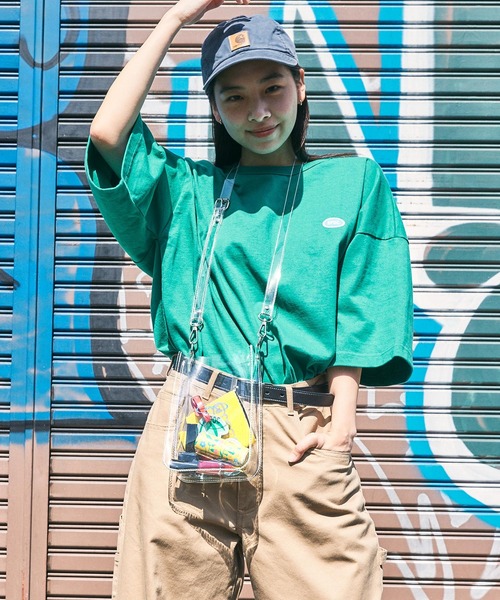SPOC STORE（スポックストア）の「【SPOC STORE】PVCショルダークリアバッグ（ショルダーバッグ・メンズ・ブラック/パープル/ブラウン/イエロー/ブルー/ライトグリーン/クリア/ライトピンク・FREE）」の15枚目の写真