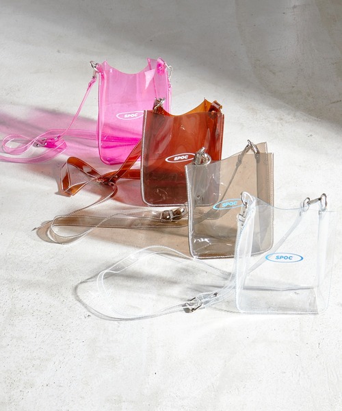 SPOC STORE】PVCショルダークリアバッグ（ショルダーバッグ）｜SPOC