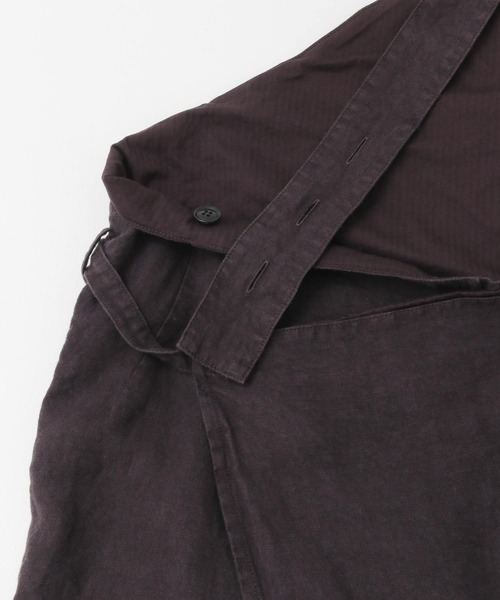 siiwa（シーワ）の「siiwa　リネンエプロンスカート（ワンピース・レディース・スミクロ・ONE）」の11枚目の写真