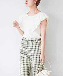 Heather | ハニカムフリルカットソー　948763(Tシャツ/カットソー)