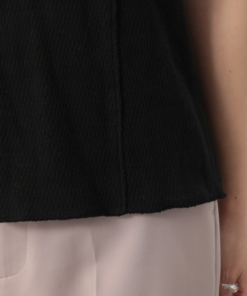 Heather（ヘザー）の「ハニカムフリルカットソー_948763（Tシャツ/カットソー・レディース・ホワイト/ブラック/グリーン系その他・FREE）」の5枚目の写真