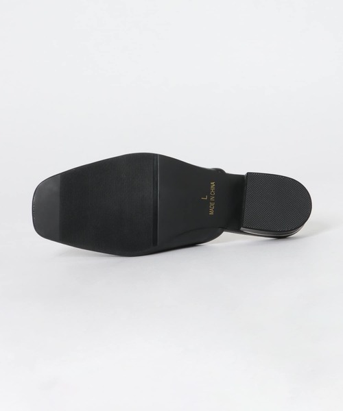 ITEMS URBANRESEARCH（アイテムズ アーバンリサーチ）の「スクエアミュール（その他シューズ・レディース・オフホワイト/グレー系その他/ブラック・23.5/24.5）」の13枚目の写真