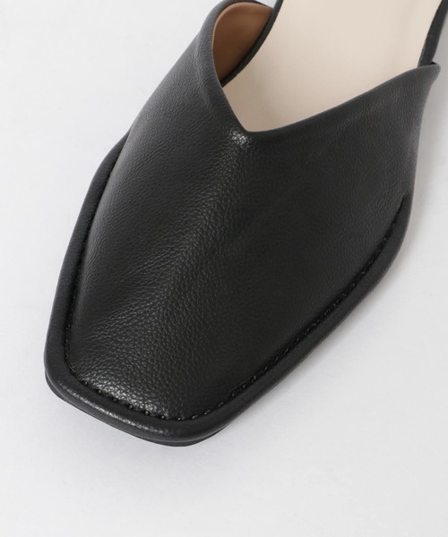 ITEMS URBANRESEARCH（アイテムズ アーバンリサーチ）の「スクエアミュール（その他シューズ・レディース・オフホワイト/グレー系その他/ブラック・23.5/24.5）」の14枚目の写真