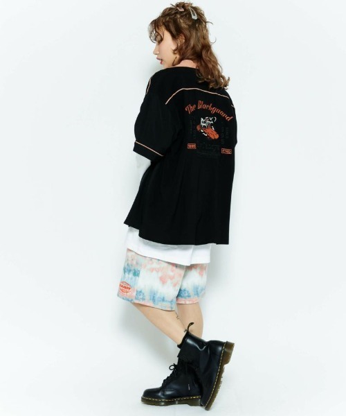 Candy Stripper(キャンディストリッパー)の「CANDY TIE DYE ハーフパンツ(その他パンツ・レディース・ピンク/グリーン/イエロー・2)」の15枚目の写真