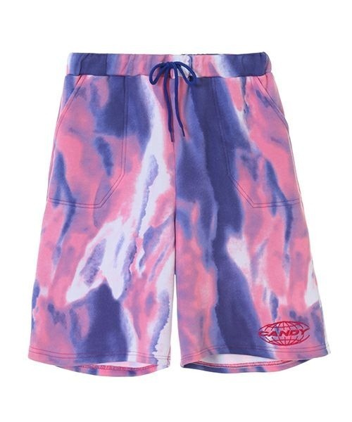 Candy Stripper(キャンディストリッパー)の「CANDY TIE DYE ハーフパンツ(その他パンツ・レディース・ピンク/グリーン/イエロー・2)」の7枚目の写真