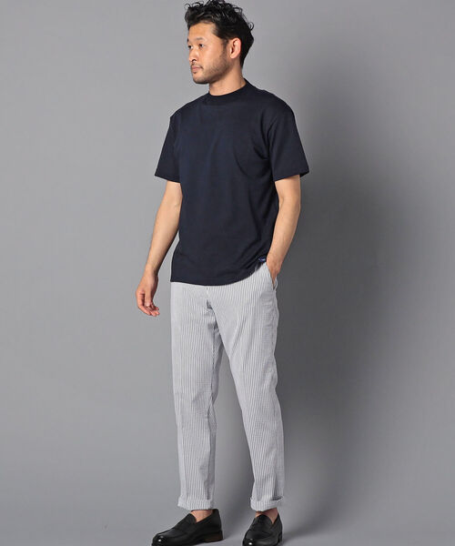 NOLLEY'S goodman（ノーリーズグッドマン）の「カノコドレス Tシャツ（※ジャケットインナー専用Tシャツ ジャケT）（Tシャツ/カットソー・メンズ・ネイビー/ホワイト/ブラック・XL/L/M/S）」の8枚目の写真