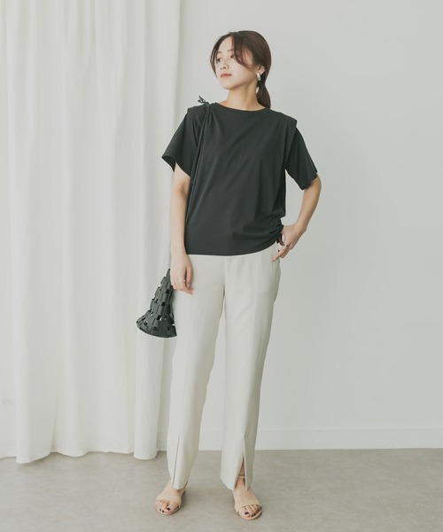 KBF+(ケービーエフプラス)の「KBF+ スリットスリムパンツ(その他パンツ・レディース・ホワイト系その他/グリーン系その他/ブルー系その他・38/36)」の22枚目の写真