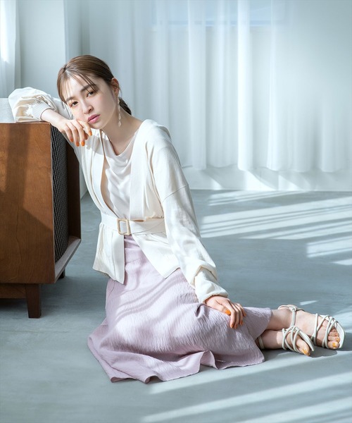 WILLSELECTION(ウィルセレクション)の「シアーワッシャーロングスカート(スカート・レディース・オフホワイト/ピンク/ミント・SMALL/MEDIUM)」の20枚目の写真