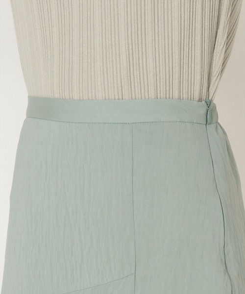 WILLSELECTION(ウィルセレクション)の「シアーワッシャーロングスカート(スカート・レディース・オフホワイト/ピンク/ミント・SMALL/MEDIUM)」の4枚目の写真