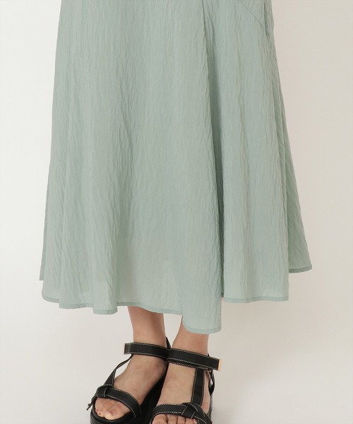 WILLSELECTION(ウィルセレクション)の「シアーワッシャーロングスカート(スカート・レディース・オフホワイト/ピンク/ミント・SMALL/MEDIUM)」の7枚目の写真