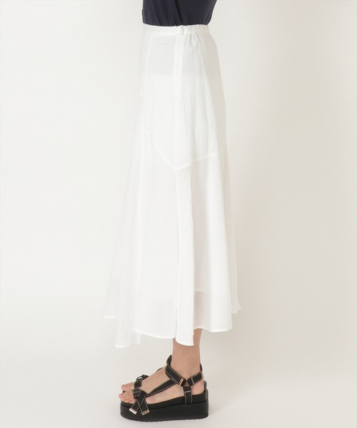 WILLSELECTION(ウィルセレクション)の「シアーワッシャーロングスカート(スカート・レディース・オフホワイト/ピンク/ミント・SMALL/MEDIUM)」の9枚目の写真