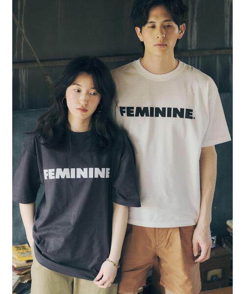 SEVENDAYS=SUNDAY（セブンデイズサンデイ）の「FEMININE TEE　＊◇（Tシャツ/カットソー・レディース・チャコールグレー/オフホワイト・L/M/S）」の20枚目の写真