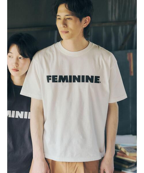 SEVENDAYS=SUNDAY（セブンデイズサンデイ）の「FEMININE TEE　＊◇（Tシャツ/カットソー・レディース・チャコールグレー/オフホワイト・L/M/S）」の18枚目の写真
