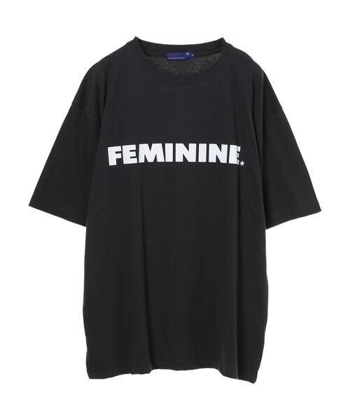 SEVENDAYS=SUNDAY（セブンデイズサンデイ）の「FEMININE TEE　＊◇（Tシャツ/カットソー・レディース・チャコールグレー/オフホワイト・L/M/S）」の9枚目の写真