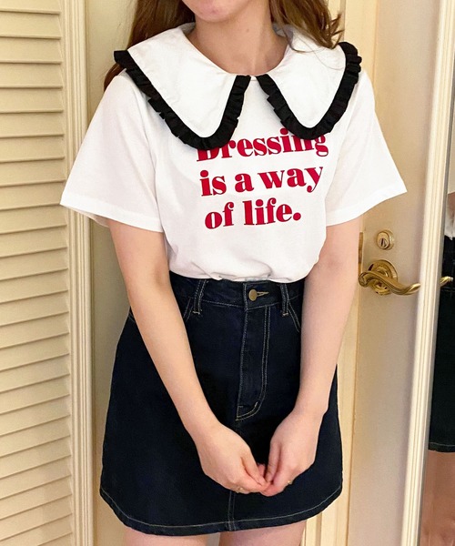 apres jour（アプレジュール）の「フリル付け襟【ZOZOTOWN限定アイテム】【4AP】（付け襟・レディース・その他/オフホワイト・フリー）」の2枚目の写真