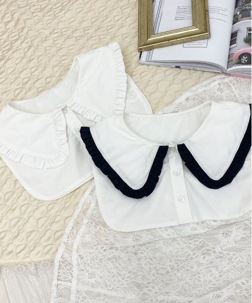 apres jour（アプレジュール）の「フリル付け襟【ZOZOTOWN限定アイテム】【4AP】（付け襟・レディース・その他/オフホワイト・フリー）」の3枚目の写真