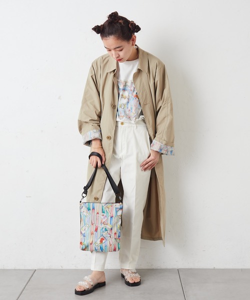 SWASH LONDON（スウォッシュロンドン）の「【SWASH×BURLAP OUTFITTER×ear】アニマル柄ミニポシェット（ショルダーバッグ・レディース・グレー・FREE）」の9枚目の写真