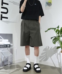 TUTTU | ワイドタック ハーフパンツ(その他パンツ)