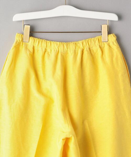 Kaptain Sunshine（キャプテン サンシャイン）の「＜KAPTAIN SUNSHINE＞イージーショーツ -ウォッシャブル-（その他パンツ・レディース・イエロー・0）」の4枚目の写真