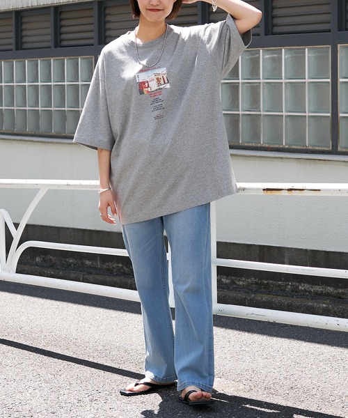 CIAOPANIC TYPY（チャオパニックティピー）の「PrimePIZZAフォトプリントTee（Tシャツ/カットソー・メンズ・ホワイト/ブラック/グレー・MEDIUM/LARGE/X-LARGE）」の16枚目の写真