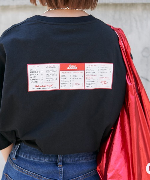 CIAOPANIC TYPY（チャオパニックティピー）の「PrimePIZZAフォトプリントTee（Tシャツ/カットソー・メンズ・ホワイト/ブラック/グレー・MEDIUM/LARGE/X-LARGE）」の10枚目の写真