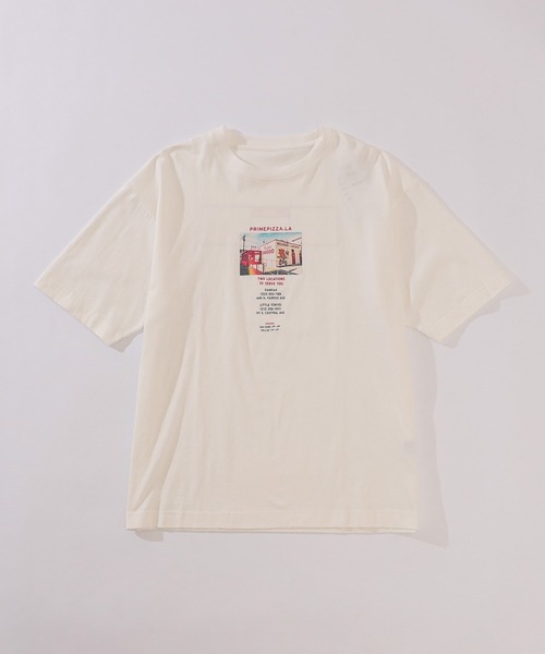 CIAOPANIC TYPY（チャオパニックティピー）の「PrimePIZZAフォトプリントTee（Tシャツ/カットソー・メンズ・ホワイト/ブラック/グレー・MEDIUM/LARGE/X-LARGE）」の15枚目の写真
