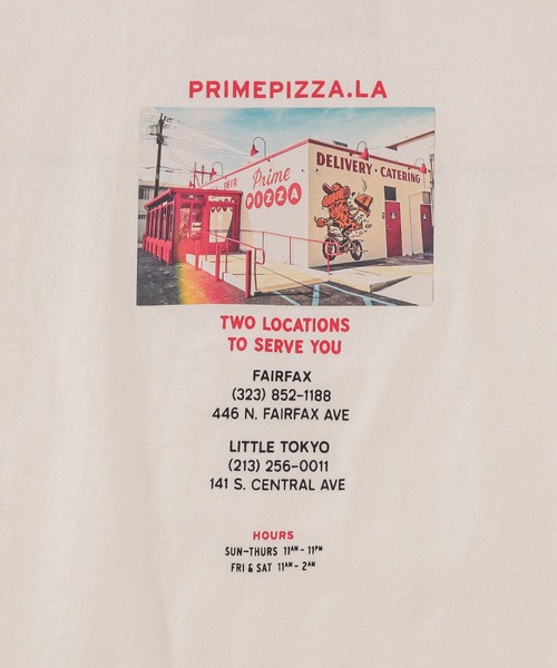CIAOPANIC TYPY（チャオパニックティピー）の「PrimePIZZAフォトプリントTee（Tシャツ/カットソー・メンズ・ホワイト/ブラック/グレー・MEDIUM/LARGE/X-LARGE）」の18枚目の写真