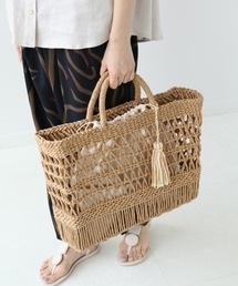 Simplicite | デザインペーパートートバッグ◆(かごバッグ)