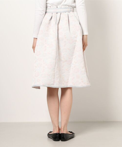 Swankiss(スワンキス)の「EK J/Q flare MS/K(スカート・レディース・ホワイト/ブラック/サックスブルー/ピンク・FREE)」の6枚目の写真