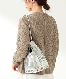 NOMADIS / BETTY メタリック ショルダーバッグ