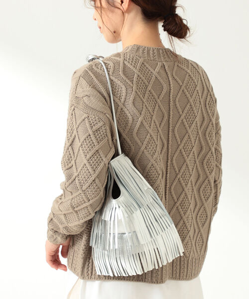 NOMADIS / BETTY メタリック ショルダーバッグ