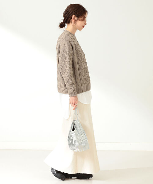 Demi-Luxe BEAMS（デミルクス ビームス）の「NOMADIS / BETTY メタリック ショルダーバッグ（ショルダーバッグ・レディース・シルバー・ONE SIZE）」の2枚目の写真