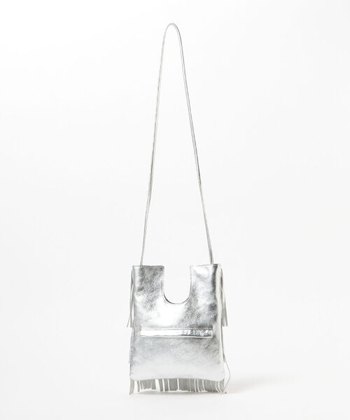 Demi-Luxe BEAMS（デミルクス ビームス）の「NOMADIS / BETTY メタリック ショルダーバッグ（ショルダーバッグ・レディース・シルバー・ONE SIZE）」の5枚目の写真
