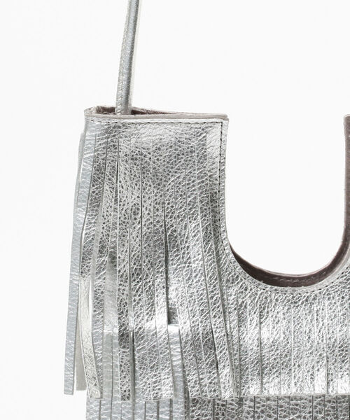 Demi-Luxe BEAMS（デミルクス ビームス）の「NOMADIS / BETTY メタリック ショルダーバッグ（ショルダーバッグ・レディース・シルバー・ONE SIZE）」の8枚目の写真