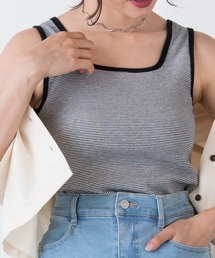 WEGO | WEGO/2WAYベーシックボーダータンクトップ(タンクトップ)