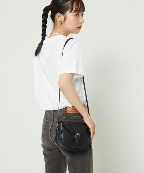 FREAK'S STORE（フリークスストア）の「ROVERETO/ロベレート ラウンドサッチェル(ショルダーバッグ)（ショルダーバッグ・レディース・その他/ブラック・ﾌﾘ-）」の5枚目の写真