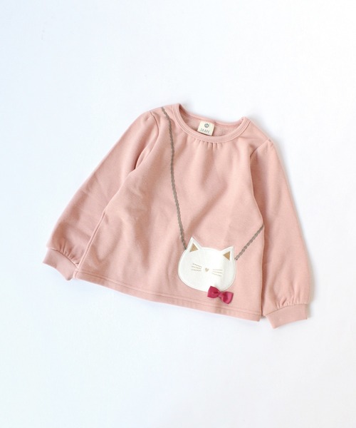 SKAPE（エスケープ）の「ﾈｺﾎﾟｼｪｯﾄﾄﾚｰﾅｰ（スウェット・キッズ・パープル/ピンク・90cm/110cm/100cm/120cm/130cm）」の5枚目の写真